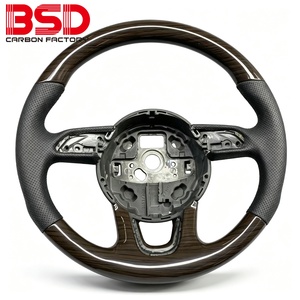 Volant en bois personnalisable pour <span class=keywords><strong>Audi</strong></span> A3 A4 A5 A6 A7 C8 S3 S4 S5 S6 Q3 Q5 Q7 - Product Image 1