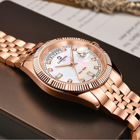 Montre pour homme CARNIVAL en acier inoxydable avec mouvement à quartz, cadran en cristal saphir et boîtier de 40 mm, style sport et affaires