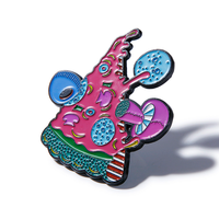 Kunshan Krell fabricant métal artisanat Anime broches Badge personnalisé émail dur broches avec support personnalisé émail broche support carte