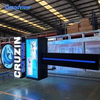 Enseigne LED 3D personnalisée pour lavage de voitures, éclairage frontal, qualité architecturale, étanche, lettrage 3D, enseigne extérieure pour pylon de centre de lavage automobile