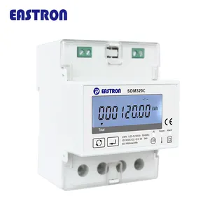 SDM320E Single Phase Power Meter 2 Phase + N DIN Rail ENERGY METER