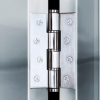 Bisagra de seguridad para puerta con resorte único y acción simple, de alta resistencia, con cierre automático y ajuste de fuerza de tres niveles