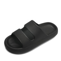 Sandales légères antidérapantes pour hommes, à enfiler, semelle EVA souple et confortable, design monobloc, pour toutes les saisons, usage décontracté