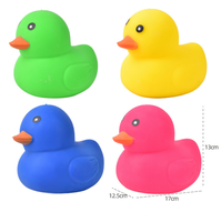 Adorable canard en caoutchouc souple et extensible, effet guimauve, jouet anti-stress pour cadeau de fête et décoration