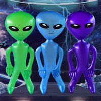 Jouets extraterrestres en PVC de 90 cm, poupée extraterrestre gonflable verte pour la publicité