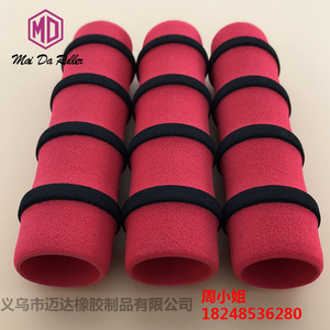 Manchons de protection en caoutchouc nitrile moussant, finition noire mate, épaisseur de paroi 6 mm, usage quotidien - Product Image 2