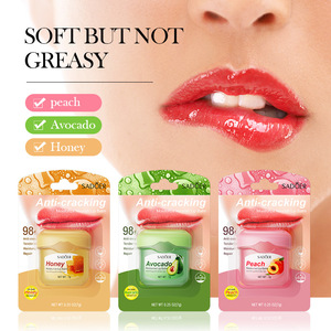 Bálsamo Labial Natural de Frutas SADOER, Marca Privada OEM, Hidratante, Vegano, 7g, Sabor a Miel de Fresa, Cuidado Nutritivo para Labios, Personalizable - Product Image 2