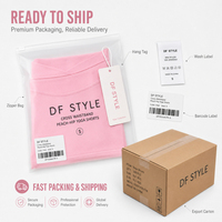Versandfertige Nahtlose Yoga-Shorts für Damen mit V-förmigem Taillenband, Po-Lifting-Effekt, Gym-Biker-Shorts auf Lager, Workout-Booty-Shorts