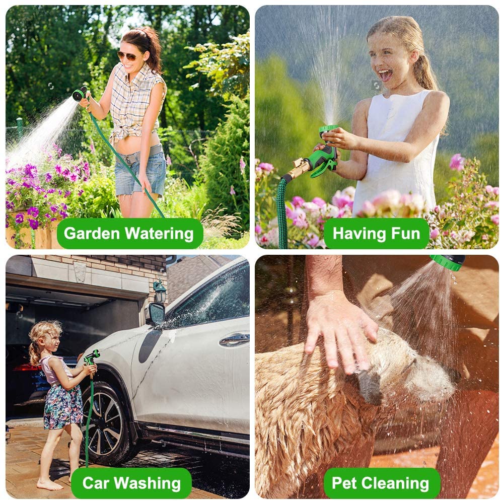 100 ft 30m top quality lightweight magic soft extendable stretch garden expandable hose