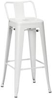 Tabouret en métal au Design industriel moderne, avec repose-dos, chaise empilable, pour Restaurant, café, bar, salle à manger, 16 pièces