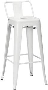 <span class=keywords><strong>Taburetes</strong></span> de diseño Industrial con respaldo, moderna silla apilable para restaurante, cafetería, bar, silla de comedor de metal tolix - Product Image 6