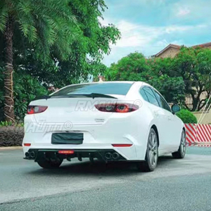 Alerón de Maletero Trasero de Plástico ABS sin Pintar en Color Imprimación, <span class=keywords><strong>Accesorios</strong></span> <span class=keywords><strong>para</strong></span> <span class=keywords><strong>Mazda</strong></span> <span class=keywords><strong>3</strong></span> Axela Sedán 4 Puertas 2014 <span class=keywords><strong>2015</strong></span> 2016 2017 - Product Image 6