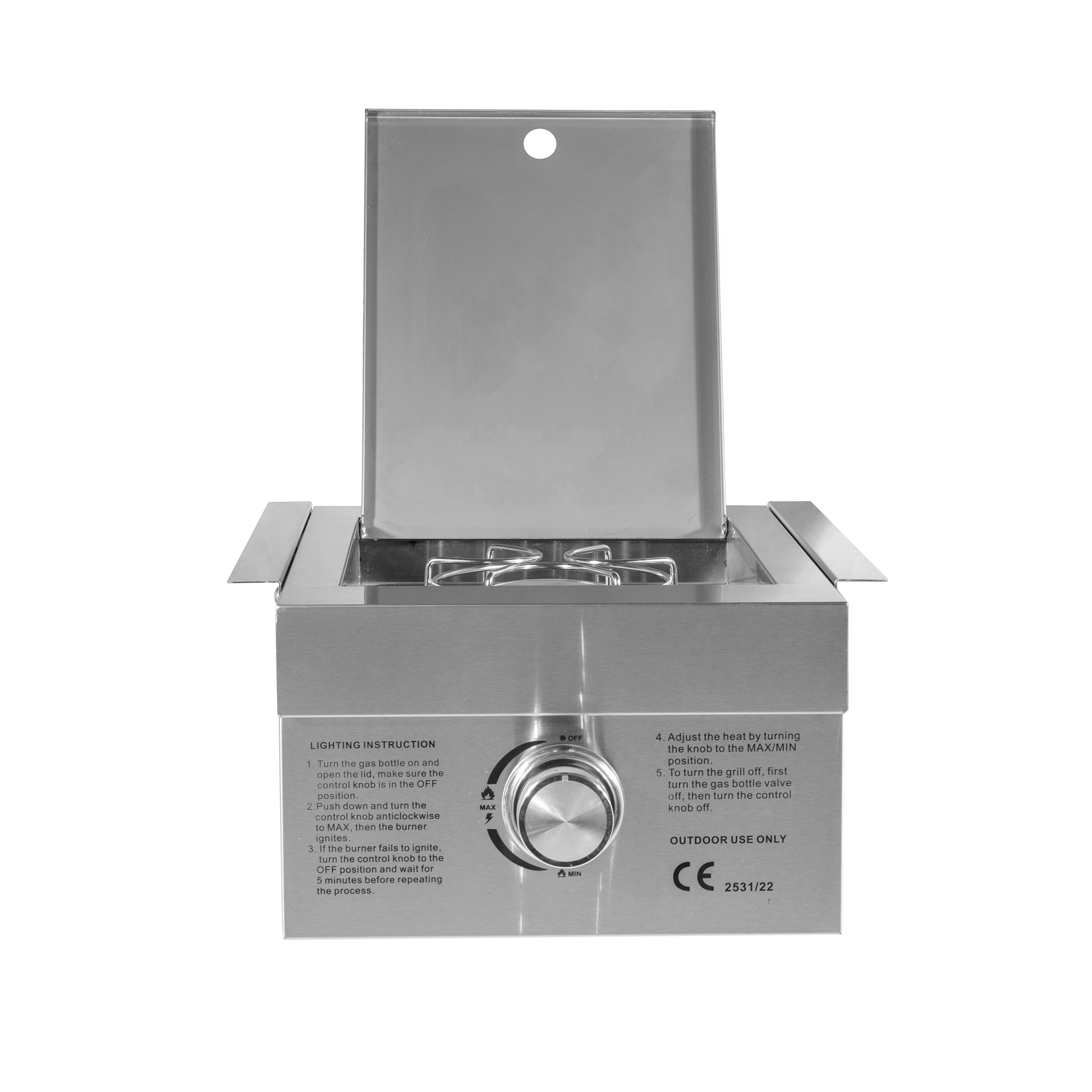 Built in gas burner