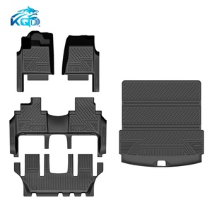 พรมปูพื้นรถยนต์คุณภาพสูง กันน้ำ ทนทุกสภาพอากาศ ชุดเต็ม สำหรับ Infiniti QX80 2025 - Product Image 1