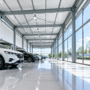 Edificio Prefabbricato in Acciaio Zincato a Caldo Personalizzato per Garage e Showroom a Basso Costo per Concessionari Auto 4S in Indonesia - Product Image 2