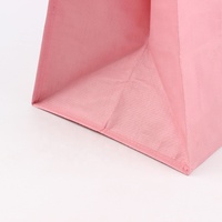 Sacs en PP tissé laminé rose, grand sac fourre-tout en PP tissé laminé avec plaque de base mobile