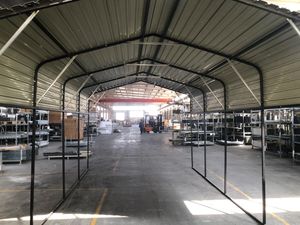Carports en métal personnalisable en gros 20x40 pieds hangar <span class=keywords><strong>abri</strong></span> de voiture garage prix bon marché direct d'usine - Product Image 3