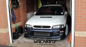 FRP fibre de verre 1998 à 2001 Impreza WRX STI <span class=keywords><strong>GC8</strong></span> GF8 5-6th OEM pare-chocs avant antibrouillard couvercle adapté pour avant WRX STI antibrouillard - Product Image 3