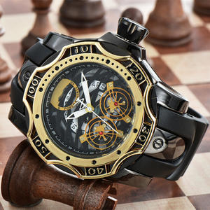 2025 nouveau commerce transfrontalier à venir vente chaude Invic montre en alliage de Quartz pour hommes grand cadran en verre montre à breloque de sport pour hommes - Product Image 6