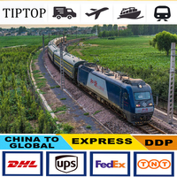 TipTop DDP Services de transport ferroviaire express porte-à-porte européens, agent de transit de fret de la Chine vers l'Europe