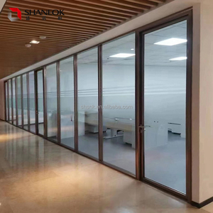 Pared Divisoria Acústica para Oficina, Sala Insonorizada, División de Espacios, Pared de Vidrio Transparente, Fabricante - Product Image 2