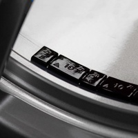 Poids d'équilibrage de roue en acier noir de haute qualité 5g 10g, poids adhésifs pour roues