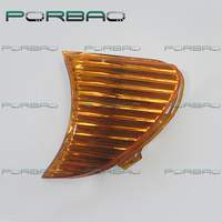 PORBAO pour E39/520/530 Année 2000-2003 Jaune Vente Directe Phare Avant en Plastique Feux de Position Automobiles
