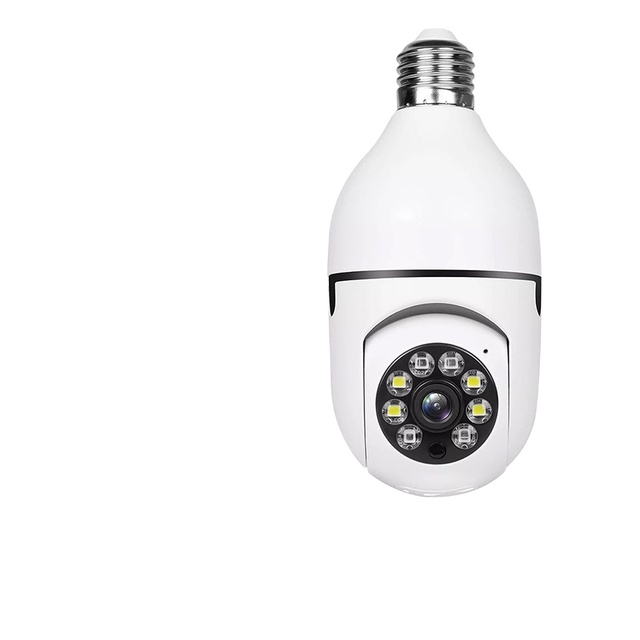 2MP CMOS Smart Wireless PTZ Dome Security Camera 360 Degree View P2P Two-Way Audio Night Vision WiFi Cloud Storage E27 Model