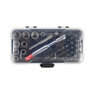 ชุดไขควงแบบมีเฟือง 40 in 1 ชุดเครื่องมือซ็อกเก็ตอเนกประสงค์โลหะ สำหรับซ่อมแซมบ้านและบำรุงรักษาจักรยาน พร้อมกล่องพลาสติก - Product Image 4