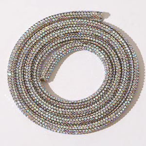 Tubo in gomma per trapano ad acqua Daixi, tubo rotondo completo, cinghia a corda, catena in vetro colorato da 6 mm - Product Image 3