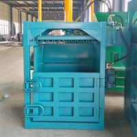 Presse à balles de laine de 20 à 40 tonnes, machine à balles verticale pour déchets de papier, film plastique, compacteur de carton, presse à balles