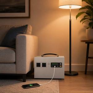 สถานีไฟฟ้าพกพาขนาดกะทัดรัด 1200W เครื่องกำเนิดไฟฟ้าแบตเตอรี่ ช่องเสียบ AC คู่ 2 ช่อง USB 12V รองรับพลังงานแสงอาทิตย์ สำหรับตั้งแคมป์และใช้ในบ้าน - Product Image 4