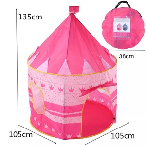Casa de Campaña Grande <span class=keywords><strong>para</strong></span> Juegos de Princesas <span class=keywords><strong>para</strong></span> Niños y <span class=keywords><strong>Niñas</strong></span> en Rosa, Azul Oscuro y Morado - Product Image 2