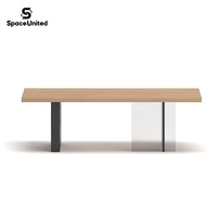 SpaceUnited Mobilier de bureau moderne en bois massif : Postes de travail et tables de salle de réunion