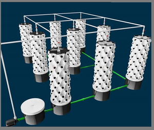 Torre Hidropónica para Piña One-One Price con Alta Rigidez y 2 Años de Garantía, Estructura Duradera y Componente Central de Bomba - Product Image 4