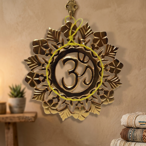 Decoración de Pared con Arte Metálico, Adorno Colgante con Cuerda, Chapado en Oro, Artesanía para Decoración de Oficina, Hotel, Sala de Estar - Product Image 2
