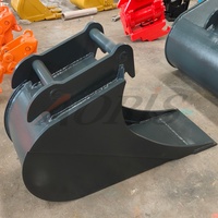 Bucket Standar Excavator Baja Q355 Kekuatan Tinggi Lebar 400mm untuk Excavator 9-10 Ton