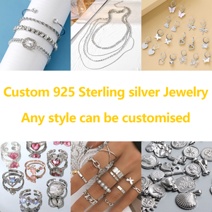 कस्टम गहने ओएम/ओडम ब्रैसलेट pvd 14k 18k सोना <span class=keywords><strong>925</strong></span> चांदी स्टेनलेस स्टील पीतल फैशन गहने महिला पुरुषों के लिए - Product Image 6