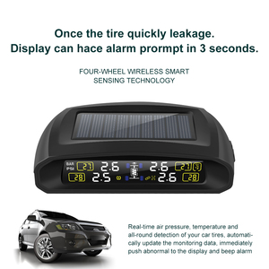 Giảm Giá Mạnh <span class=keywords><strong>Tpms</strong></span> Hệ Thống Giám Sát Áp Suất Lốp Không Dây Năng Lượng Mặt Trời Đồng Hồ Đo Áp Suất Kỹ Thuật Số Cảm Biến Bên Trong Cho Xe Hơi Ô Tô - Product Image 5