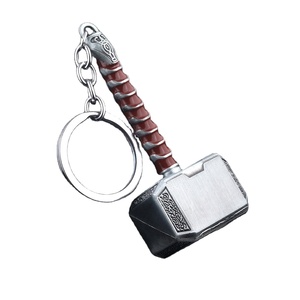 Llavero Creativo de Aleación de Zinc con Forma de Martillo de Terremoto, Accesorios para Llaves de Coche, Mochilas, Regalo - Product Image 1