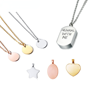 Collier avec pendentif personnalisé en argent sterling 925 ACEWORKS |   Breloque personnalisable à graver |   Conception de bijoux avec logo personnalisé - Product Image 6