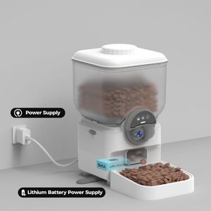 <span class=keywords><strong>2026</strong></span> Dispenser makanan kucing otomatis portabel kontrol bagian pengatur waktu 4-6 makanan/10s perekam suara pengumpan otomatis terisi baru - Product Image 2