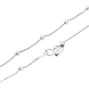 Understated Gloss White Pt950 Mini Wristlet Smooth Single Links Daily Unisex Delicate <b>Stack</b> Platinum Wrist Trinket Gift - Product Image 2