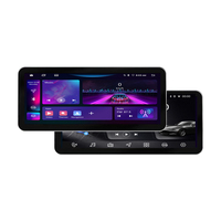 Stereo mobil Android 12.3 inci, dengan perekaman depan belakang DAB Output optikal Carplay Radio sistem Multimedia untuk Benz BMW