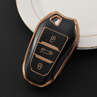 Coque de protection pour clé à distance en TPU pour Peugeot 2008 3008 4008 5008 308 408 508 Citroën C1 C2 C4 C6 C3-XR Picasso Grand DS3 DS5