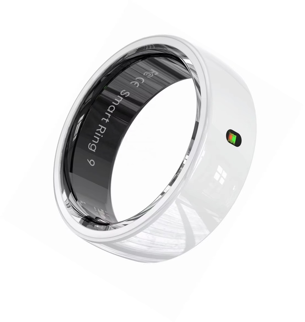 Ceramic Smart Ring Six Inner Diameter Sizes Compatible With IOS And Android System Daily Fitness Tracker Accessory