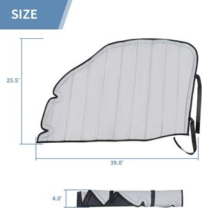 Revêtements de fenêtre isolants de haute qualité Sprinter Couvre-fenêtres côté conducteur Ensemble de couvre-fenêtres de cabine avant - Product Image 2