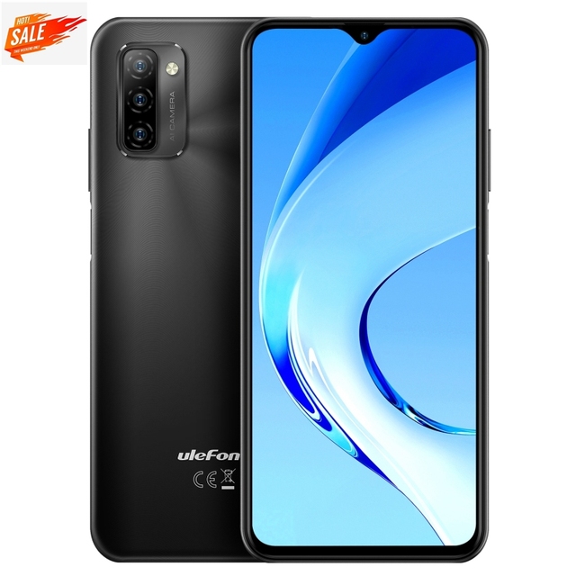 Wholesale Dropshipping Ulefone Note 12 Smart Phone 4GB+128GB Face Unlock 7700mAh 6.82 Inch Android 4G Phone Dual SIM