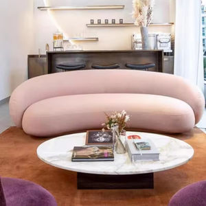 Sofá Seccional Moderno en Forma <span class=keywords><strong>de</strong></span> U, Comprimido en Caja, Relleno <span class=keywords><strong>de</strong></span> Esponja, Tapizado en <span class=keywords><strong>Tela</strong></span>, Resistente, para Sala <span class=keywords><strong>de</strong></span> Estar, Hotel, Hospital, Escuela - Product Image 5