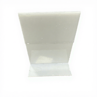 Vente en gros de porte-cartes de table en acrylique personnalisé présentoir de menu en plexiglas transparent pour restaurant